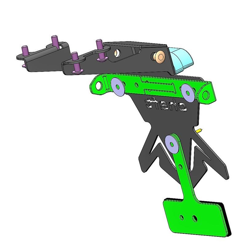 Support de Plaque MT07 2020-2023